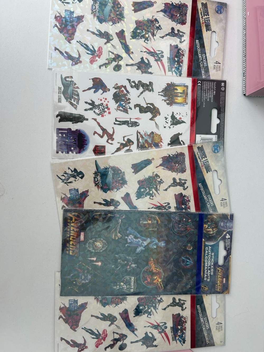 Marvel Avengers Sticker Sheets - Superhero Decals